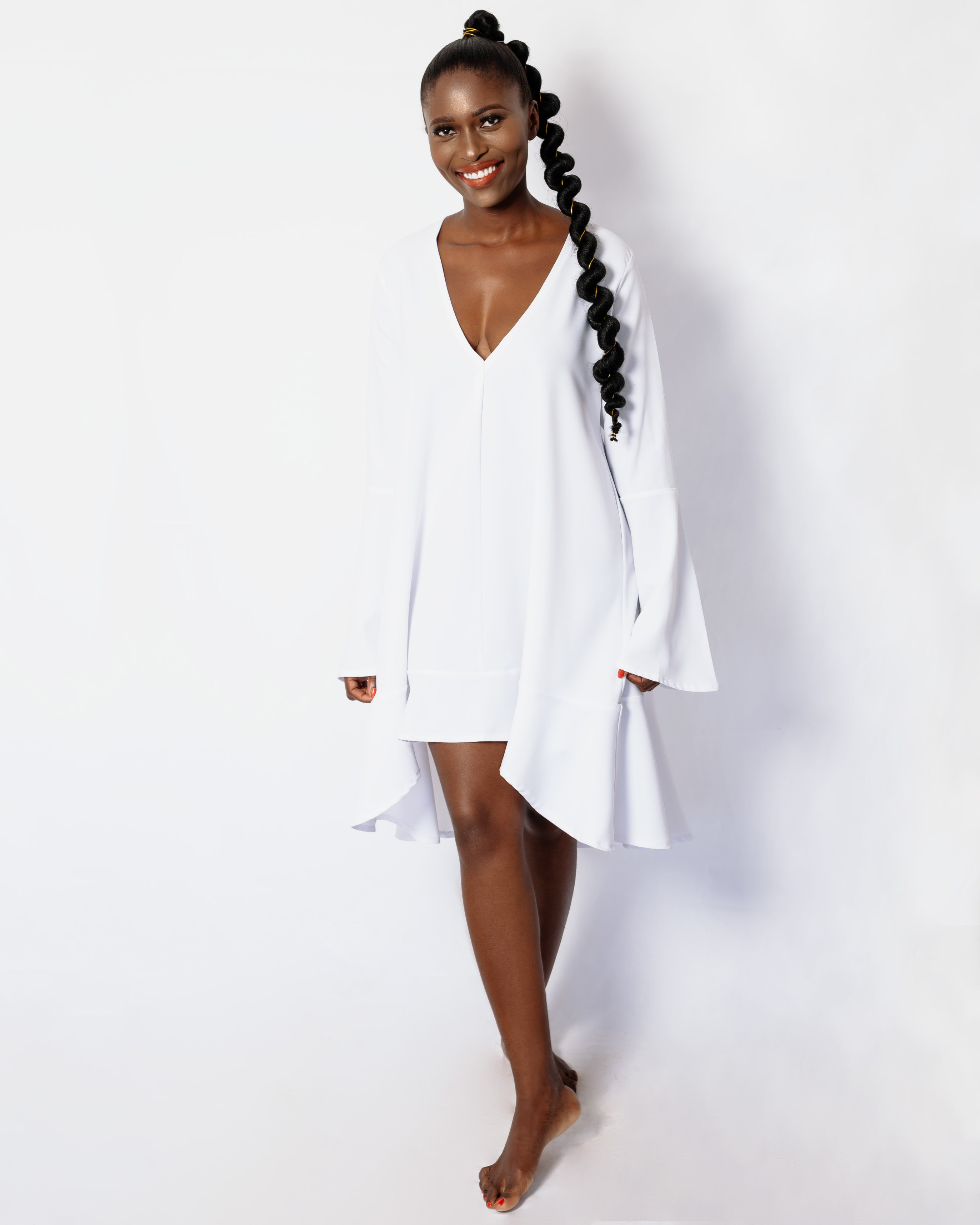 Image number 3 of Product White Tent Dress